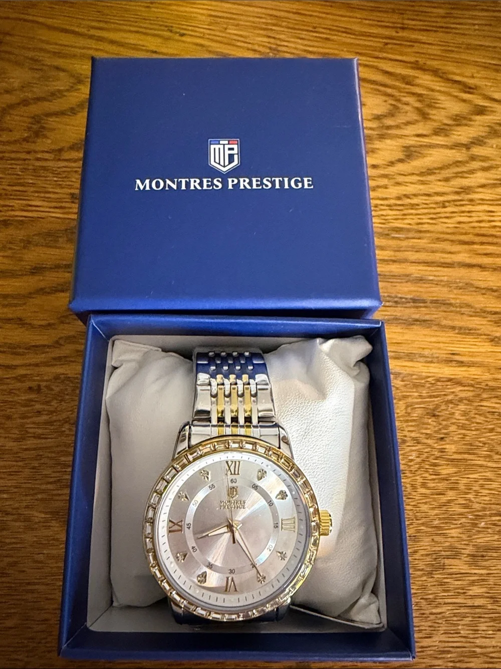 NWT Montres Prestige X Invicta Men's Watch 45mm Two-Tone Gold Steel MPW-0239